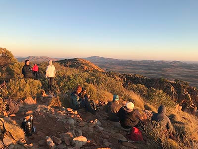 Completing-the-Larapinta-Trail-sunrise-mount-sonder