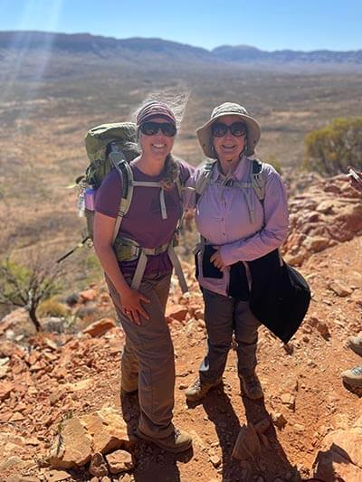 Completing-the-Larapinta-Trail-Lisa-and-mum