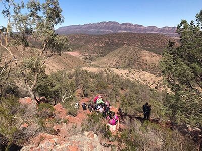 Northern-Flinders-Ranges-walking-tour-for-women-wellness-walks-hill-climb