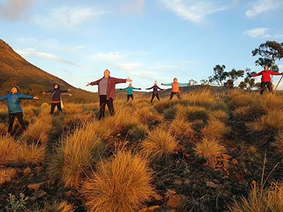 Southern-Flinders-Ranges-walking-tour-for-women-yoga