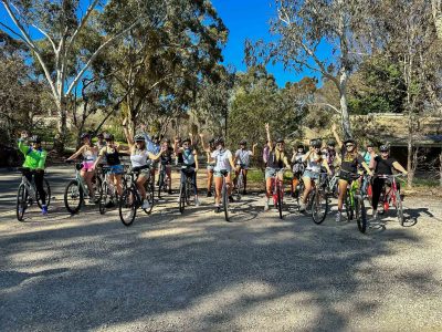 Bike riding around the Clare Valley, South Australia