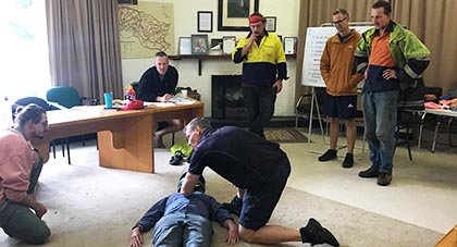 Wilderness-first-aid-Adelaide-classroom