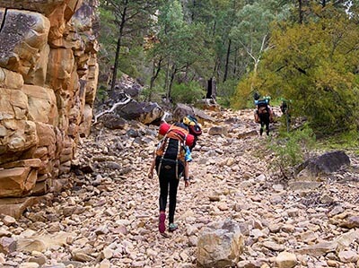 Women's-Mambray-Creek-micro-adventure-rocky-trail