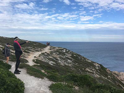 Yorke-Peninsula-walking-tour-for-women-wellness-walks-hikers-coast-lookout