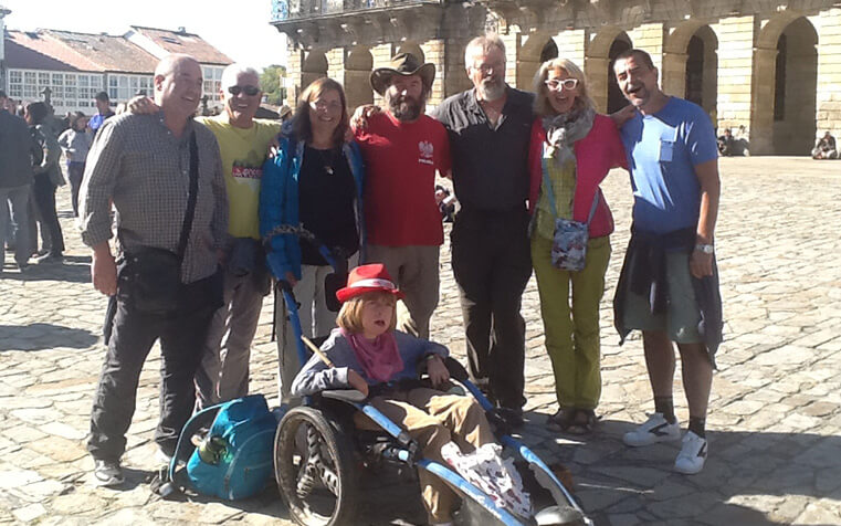 Walking the Camino De Santiago with my daughter in her wheelchair