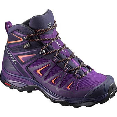 number-3-best-hiking-boots-for-women-Salomon-X-Ultra-Mid-3-GTX